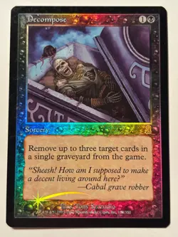 MTG FOIL Decompose - Odyssey #128 - Image 1