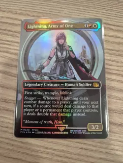 MTG Final Fantasy Lightning, Army Of One - Foil - M 0320 - Image 1