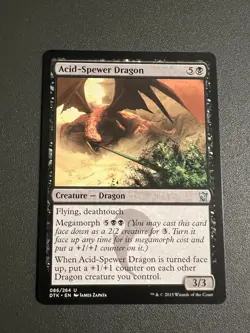 MTG | Acid-Spewer Dragon 086/264 | Dragons of Tarkir | Black | Uncommon | LP - Image 1