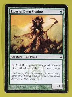 Elves of Deep Shadow x1 Duel Decks: Izzet vs. Golgari 1x MTG Magic the Gathering - Image 1
