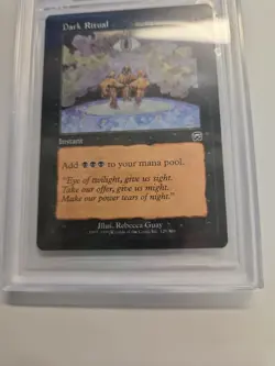 Magic the Gathering - Mercadian Masques Dark Ritual 1999 Graded BGS Mint 9 MTG - Image 3