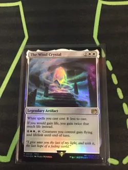 MTG Magic The Gathering The Wind Crystal Foil FIN Rare Final Fantasy Artifact - Image 1