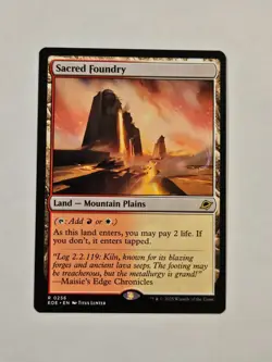 Sacred Foundry Edge of Eternities Rare Magic MTG Wizards WOTC M9154 - Image 1