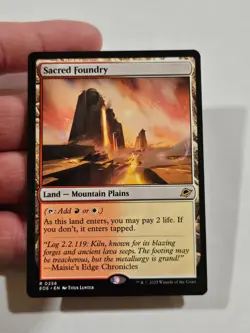 Sacred Foundry Edge of Eternities Rare Magic MTG Wizards WOTC M9154 - Image 3