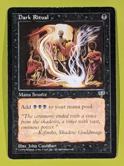 Dark Ritual x1 Mirage 1x Magic the Gathering MTG - Image 1