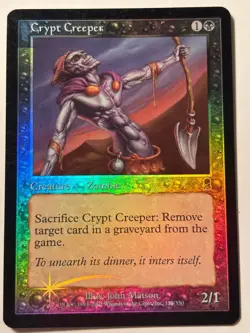 FOIL Crypt Creeper Odyssey Magic the Gathering MTG - Image 1
