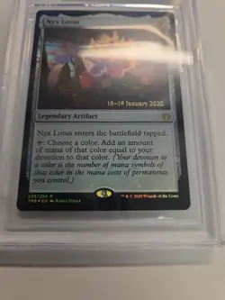 2020 Magic the Gathering Theros NYX LOTUS FOIL PRERELEASE BGS 8.5 MTG NM - Image 3