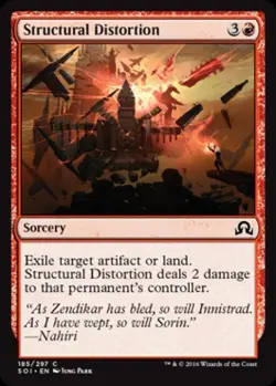 Structural Distortion -Foil Light Play MTG Shadows Over Innistrad - Image 1