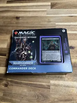 Magic the Gathering MTG Warhammer 40,000 Necron Dynasties, Commander Deck New - Image 1