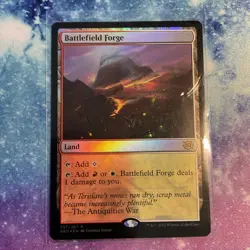 Battlefield Forge (FOIL) x1 - MTG The Brothers' War BRO #257 - Image 1