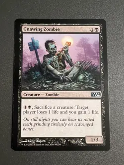MTG | Gnawing Zombie (99/262) | M14 | LP | Black | Uncommon - Image 1