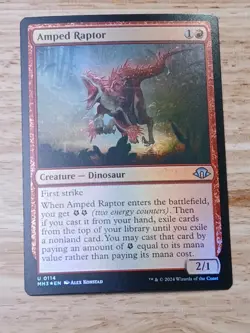 MTG Amped Raptor Modern Horizons 3 Foil NM - Image 1
