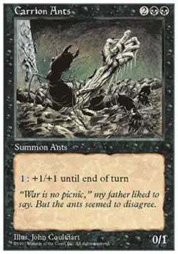 Carrion Ants - Medium Play MTG 5th Edition - Image 1