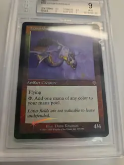 Mtg Lotus Guardian Foil MINT!! Invasion Dragon Vintage BGS 9 Magic The Gathering - Image 3