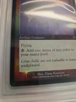 Mtg Lotus Guardian Foil MINT!! Invasion Dragon Vintage BGS 9 Magic The Gathering - Image 4