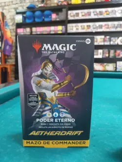 MTG - Poder Eterno / Eternal Might Espanol Atherdrift Commander Deck - Image 1
