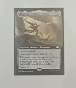 MTG Bitterthorn, Nissa's Animus 132 Rare Commander #d65 - Image 1