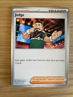 2024 Pokemon TCG Judge Trainer Card NM - Honolulu World Championships - Image 1