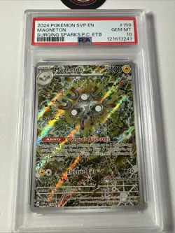 Magneton 159 Pokemon Center PSA 10 Promo SVP EN Surging Sparks PC Stamped 2024 - Image 2