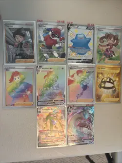 LOT OF 10 Pokemon Ultra Rare TCG V Cards - Image 1