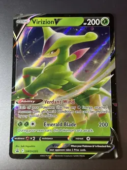 Virizion V - SWSH295 -SWSH: Sword & Shield - Ultra Rare UR - Pokemon - NM - Image 1