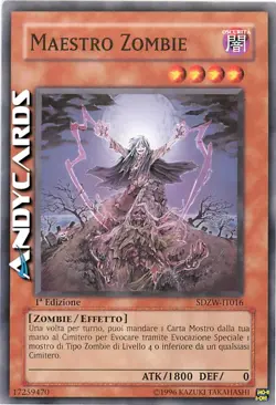 MAESTRO ZOMBIE • (Zombie Master) • Comune • SDZW IT016 • 1Ed • Yugioh! ANDYCARDS - Image 1