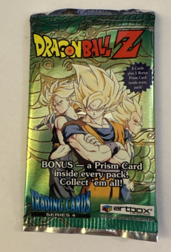 Dragon Ball Z TCG Pack w/Prism Card Series 4 Trading Cards - Image 1
