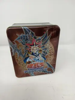 2003 Yugioh Japanese Yami Yugi Dark Paladin Collectors EMPTY Tin ONLY NO CARDS - Image 1