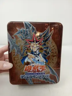 2003 Yugioh Japanese Yami Yugi Dark Paladin Collectors EMPTY Tin ONLY NO CARDS - Image 3