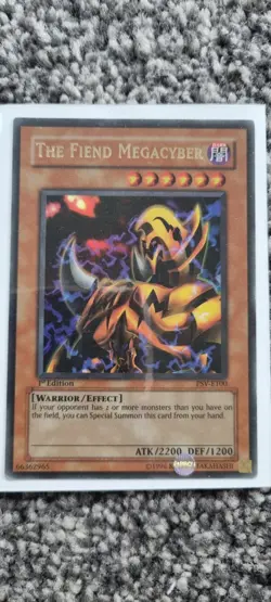 The Fiend Megacyber - Yugioh TCC - Ultra Rare - LP - 1st Edition - Free UK P&P - Image 1