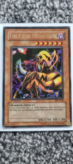 The Fiend Megacyber - Yugioh TCC - Ultra Rare - LP - 1st Edition - Free UK P&P - Image 2