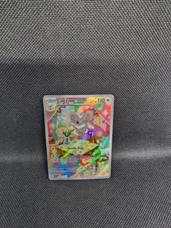 Pokemon TCG Cinccino 183/162 Temporal Forces Holo Card IR Full Art - Image 1