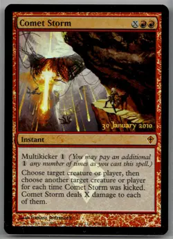 Near Mint or Better Comet Storm #76 Prerelease Cards W/Tracking - Image 1