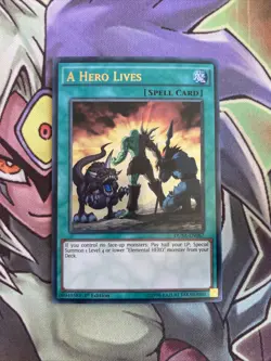 DUSA-EN087 A Hero Lives Ultra Rare 1st Edition NM Yugioh Card - Image 1