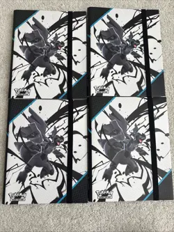 Pokemon Black Bolt Binders X4 (No Cards) - Image 1