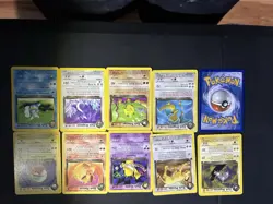 Pokemon Trading Card Game Assorted Vintage Card Collection - Image 1