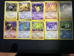 Pokemon Trading Card Game Assorted Vintage Card Collection - Image 2