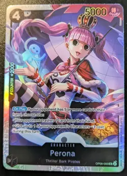 Perona OP06-093 SR Foil Super Rare Wings Of The Captain One Piece Card Game - Image 1