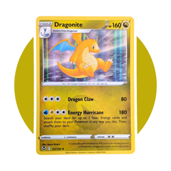 Silver Tempest Pokemon Card (HH90): Dragonite 131/195, Holo - Image 2