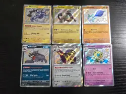Pokemon Paldean Fates Baby Shiny Card Lot Of 6 Cards (n) - Image 1