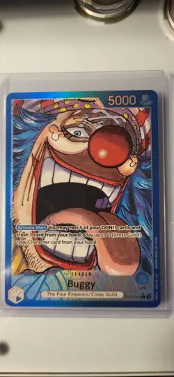 Buggy (Alt Art) OP09-042 L Emperors in the New World - ONE PIECE Card English - Image 1