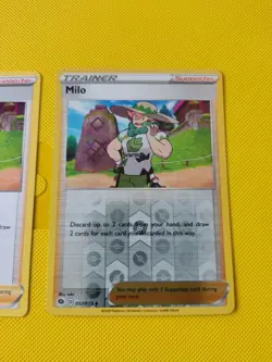 057/073Milo Reverse & Non Holo Trainer Champion's Path Pokemon TCG Cards SWSH - Image 3