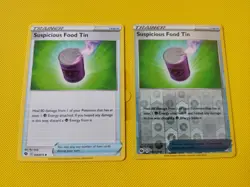 066/073 Suspicious Food Tin Reverse & Non Holo Champions Path Pokemon Cards SWSH - Image 1