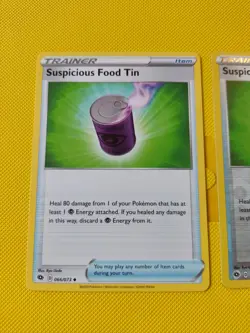 066/073 Suspicious Food Tin Reverse & Non Holo Champions Path Pokemon Cards SWSH - Image 2