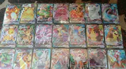 Pokemon Vmax Holo Full Art 28 Card Lot Set Pokemon TCG Charizard Pikachu Leafeon - Image 2