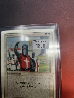 Magic The Gathering Revised Crusades Banned Card Nice! JVS 600 - Image 3