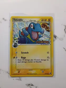 Totodile Delta Species Reverse Holo EX Dragon LP- 67/101 Vintage Pokemon Card - Image 1