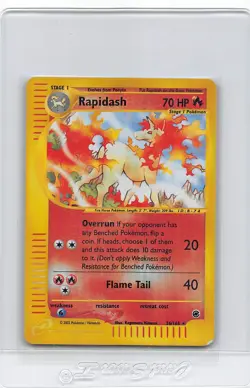 RAPIDASH 26/165 - REVERSE HOLO RARE - EXPEDITION - eREADER POKEMON CARD - LP - Image 1