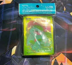 Pokemon Center Japan Evolution Line Venusaur Card Sleeves Deck Shields 64 Game - Image 1