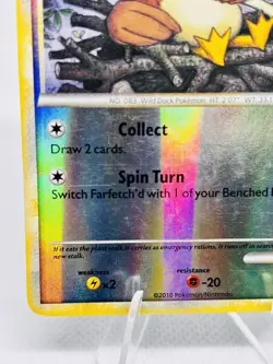 Farfetch'd ⭐ 19/123 - Heartgold & Soulsilver - Reverse Holo Rare - Pokemon Card - Image 5